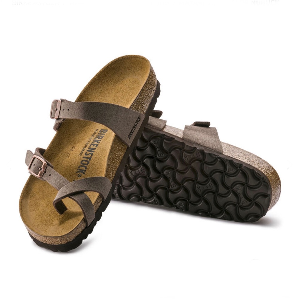 Birkenstock Mayari Sandals Mocha Brown Size 39 (US 9) VGUC